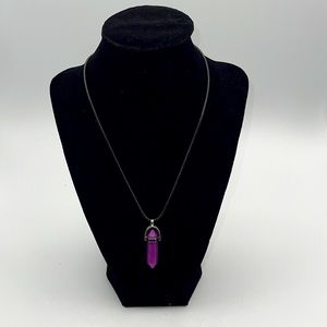 Sodalite Crystal Pendant & Necklace